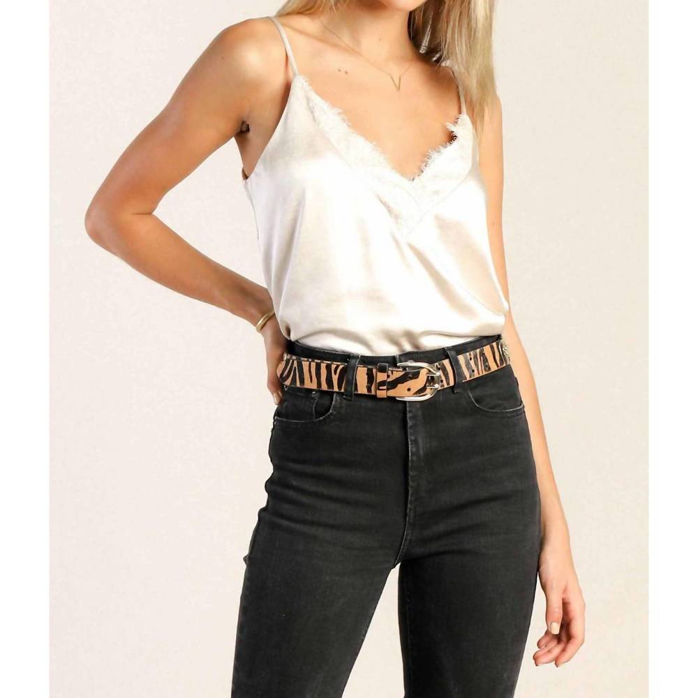 Skies Are Blue White Camisole